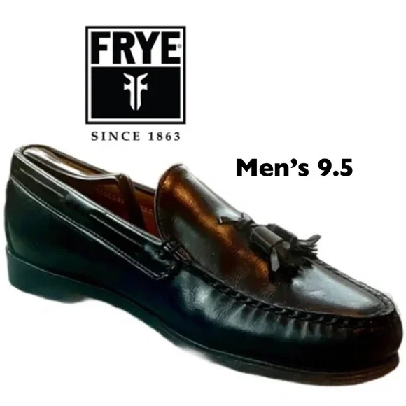 Frye | Shoes | Mens Frye Black Leather Loafer Size 95 | Poshmark display picture 2